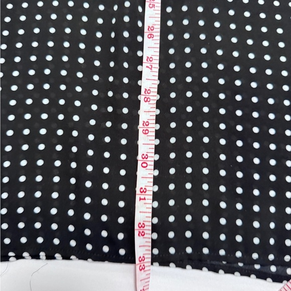 ANN KLEIN Black/ White Long Sleeve Top in XL - Picture 10 of 11